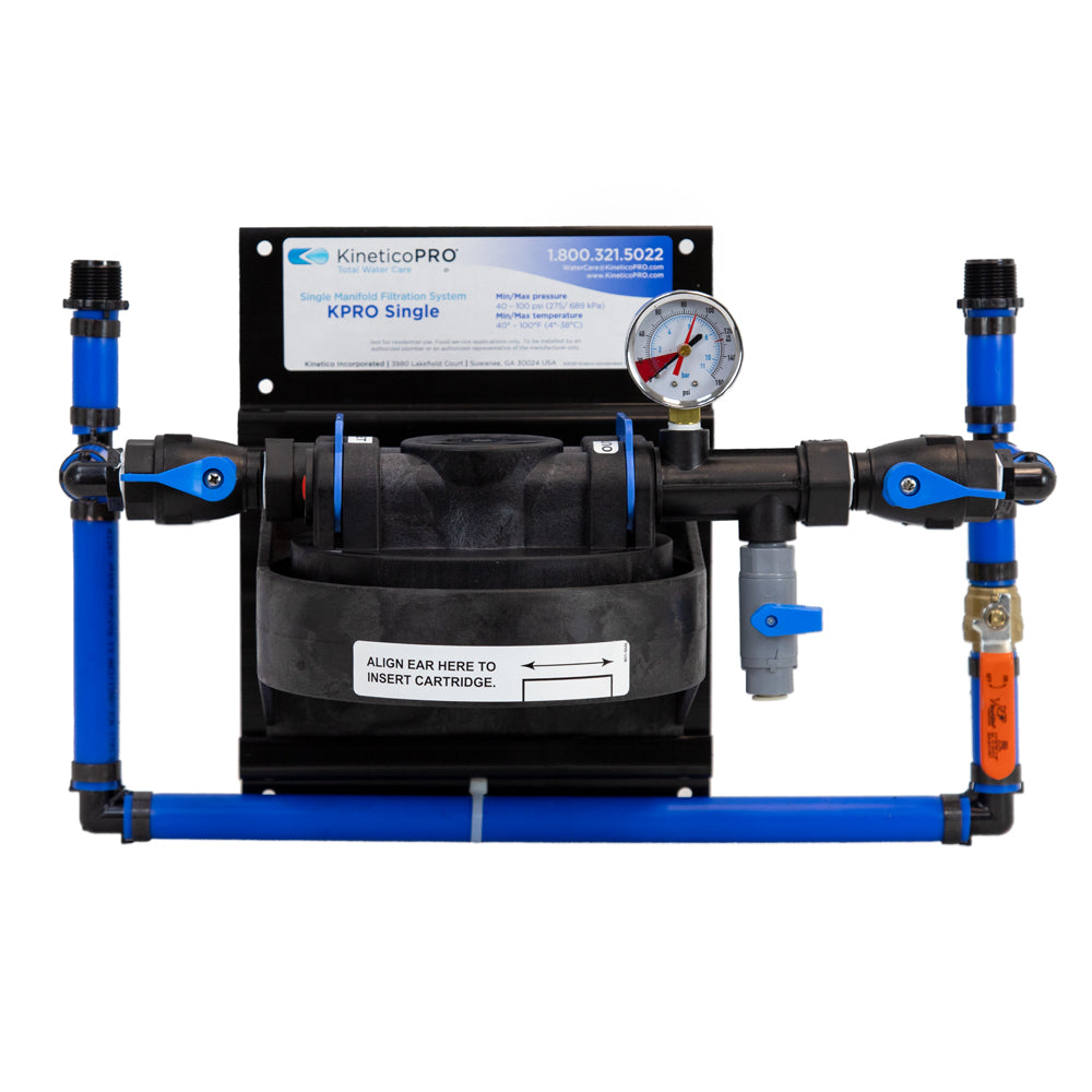 KineticoPRO KP-300-777AQBIB Aquarian Single Manifold with Built-In Bypass