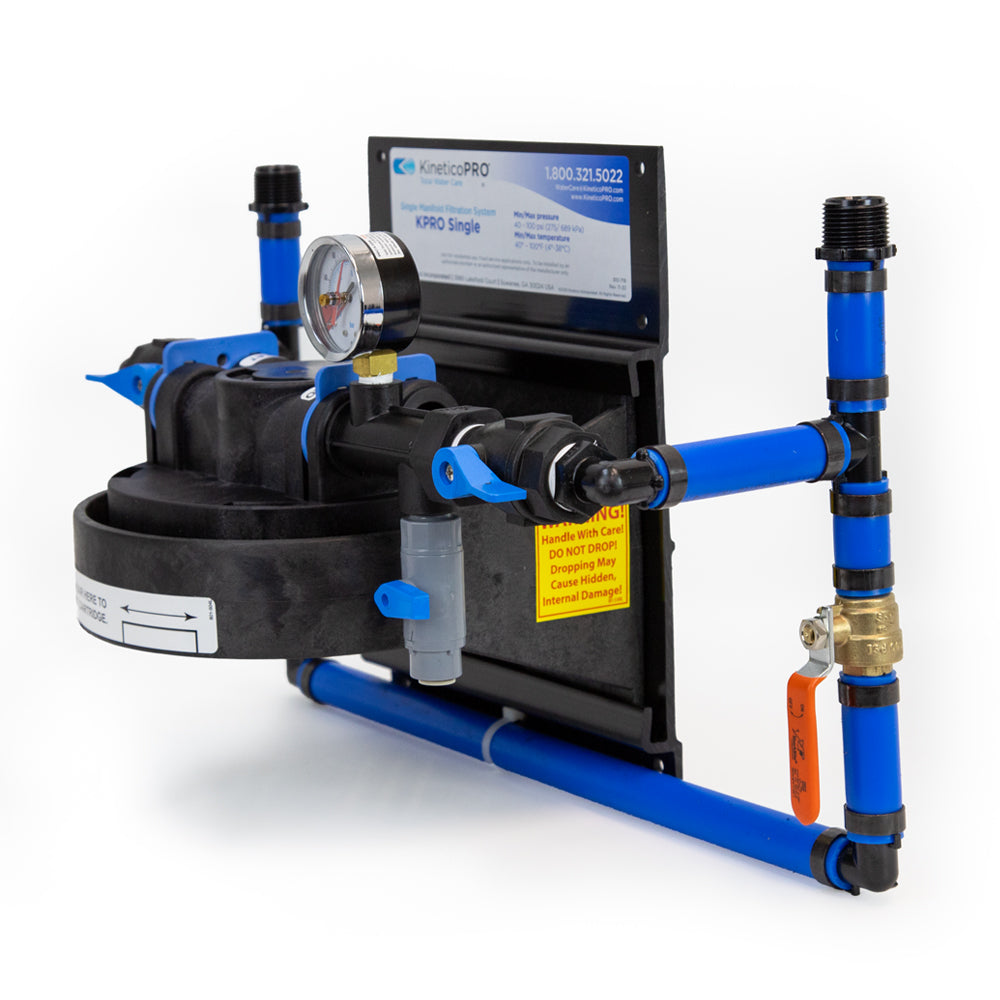 KineticoPRO KP-300-777AQBIB Aquarian Single Manifold with Built-In Bypass