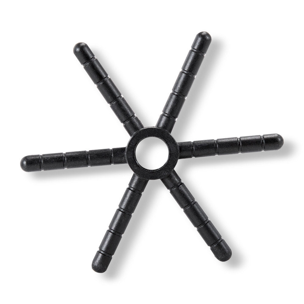 Espresso Parts Black Plastic Pitcher Rinser Star - Black Rabbit Service Co.