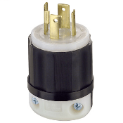 NEMA L14-30P Dual Voltage Locking Plug Leviton 2711 - Black Rabbit Service Co.