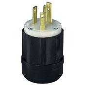 NEMA L6-30P Locking Plug Leviton 2621 - Black Rabbit Service Co.