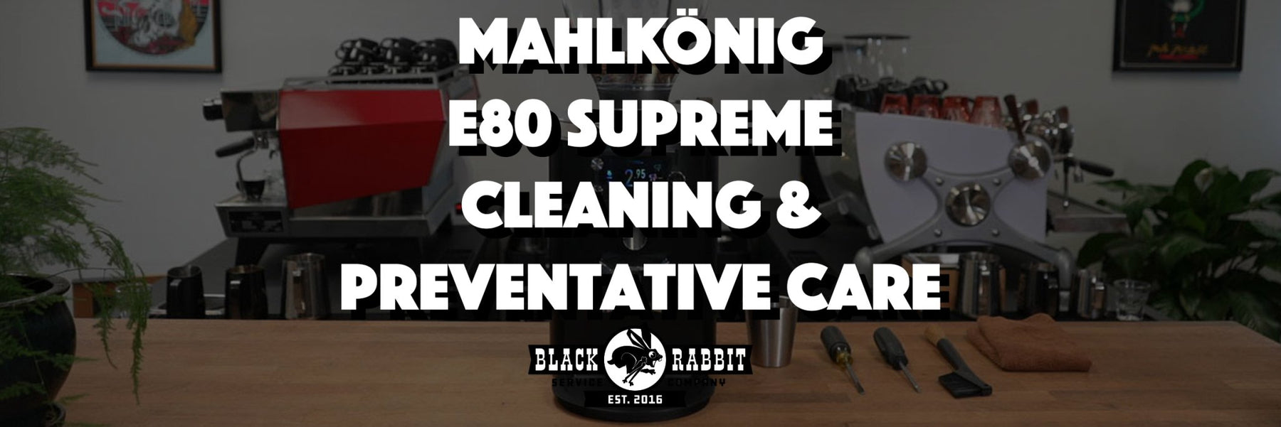 Mahlkönig E80 Supreme Cleaning & Preventative Care | The Rabbit Hole - Black Rabbit Service Co.