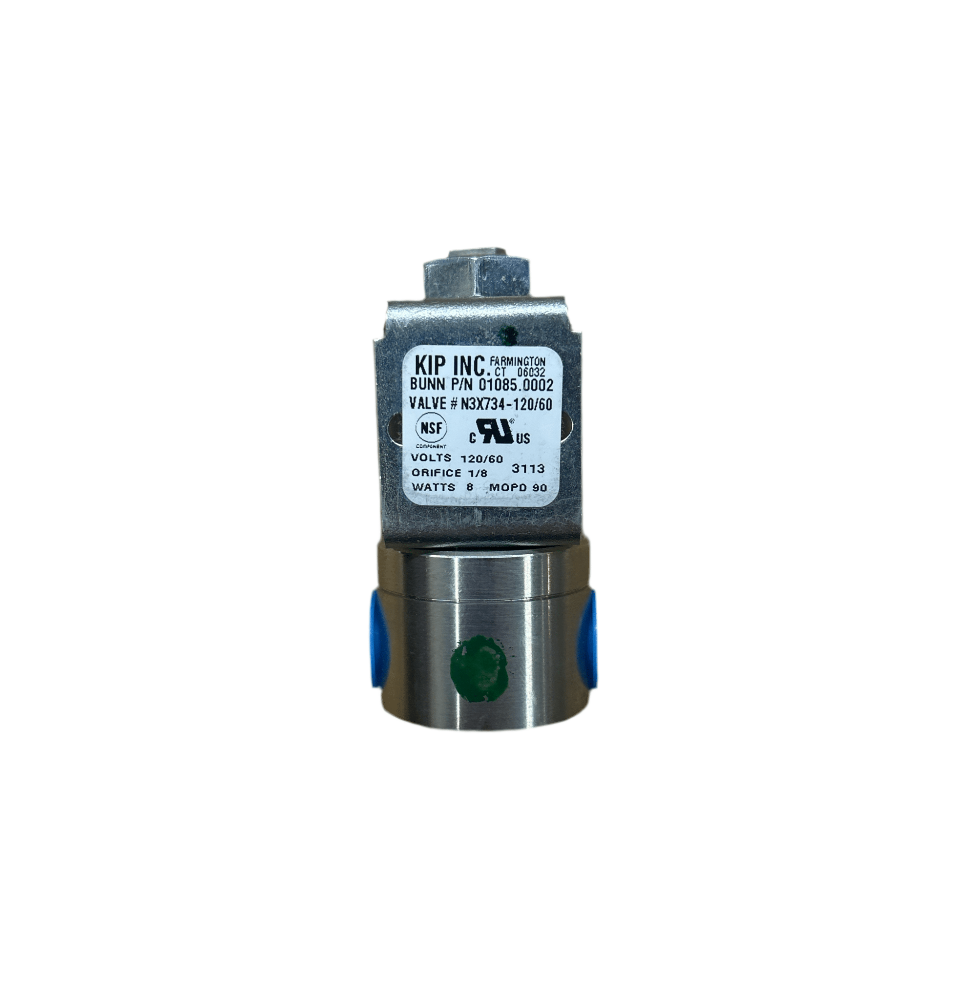 01085.0002 Bunn Valve Solenoid 120V (Kip)