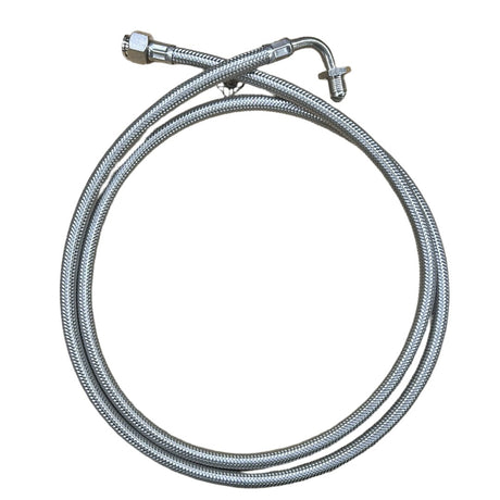 69000734 Rancilio Braided Stainless 1800mm W/ Elbow + Check Valve - Black Rabbit Service Co.