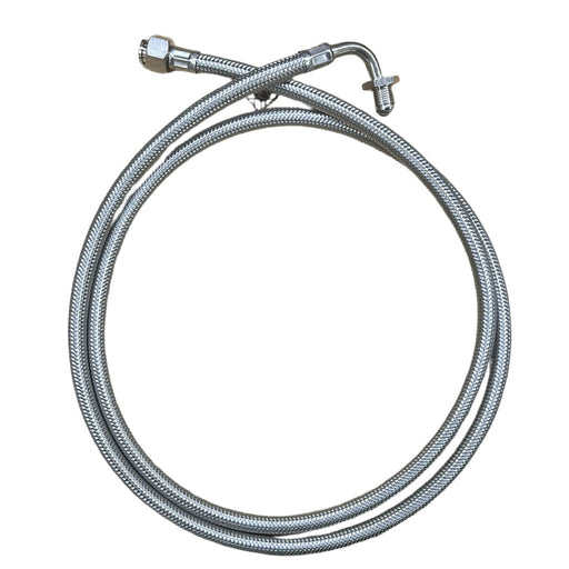 69000734 Rancilio Braided Stainless 1800mm W/ Elbow + Check Valve - Black Rabbit Service Co.