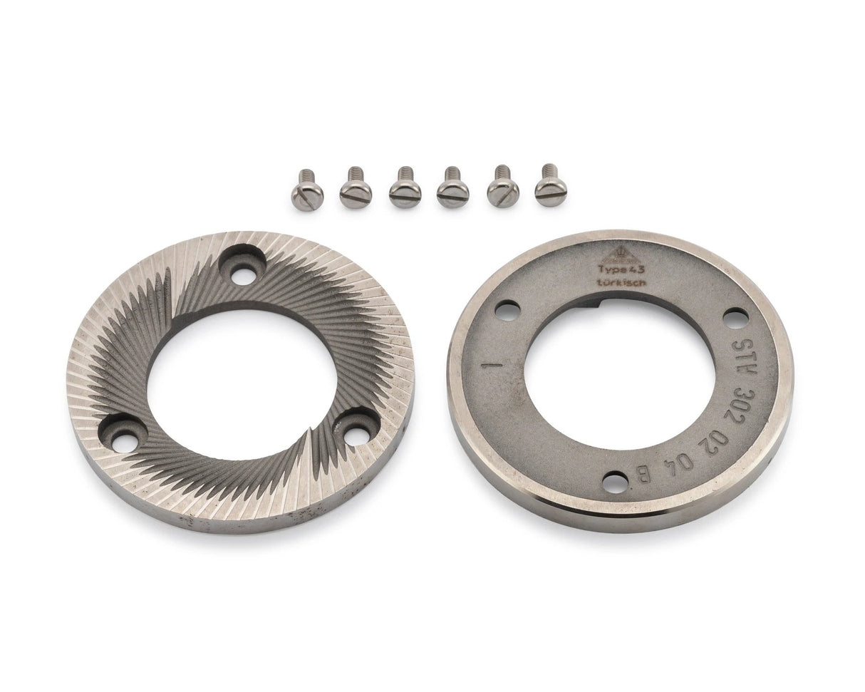 703803 Mahlkonig EK43 Cast Turkish Burrs - Black Rabbit Service Co.