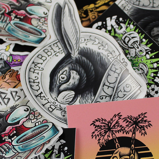 Black Rabbit Service Sticker Pack - Black Rabbit Service Co.