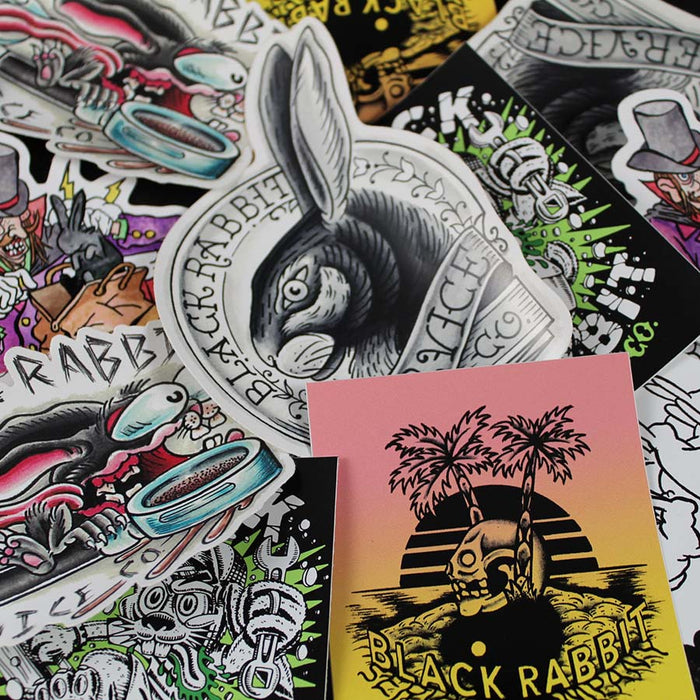 Black Rabbit Service Sticker Pack - Black Rabbit Service Co.