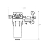 Everpure Coldrink 1 Filter Manifold with 10" Pre-filter - Black Rabbit Service Co.