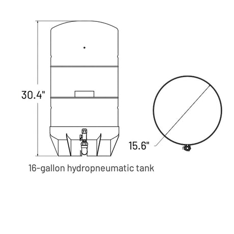 Everpure EZ RO 200/ 16G-BL Reverse Osmosis system - Black Rabbit Service Co.