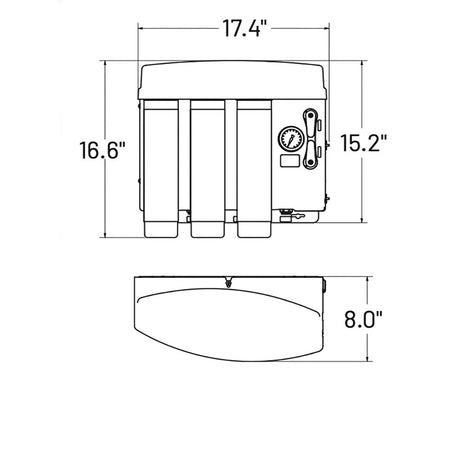 Everpure EZ RO 200/ 5G-BL Reverse Osmosis system - Black Rabbit Service Co.