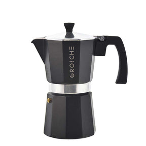 Grosche Stovetop Espresso Maker (BLACK) - Black Rabbit Service Co.
