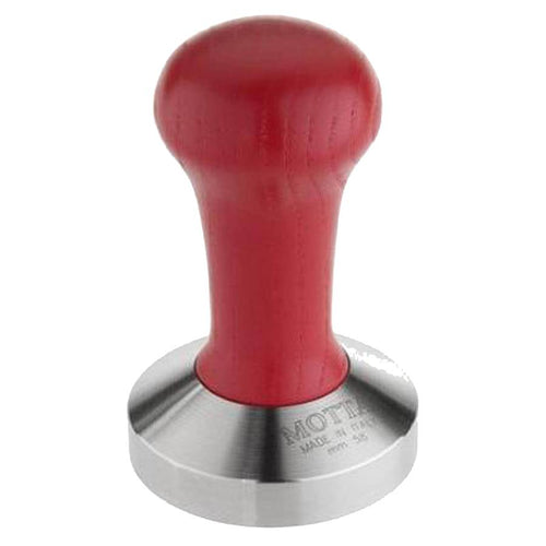 Motta Wood and Steel Coffee Tamper - 58mm - Red Ash