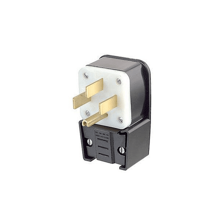 NEMA 14-50P Leviton 9452-P Industrial Angle Plug - Black Rabbit Service Co.