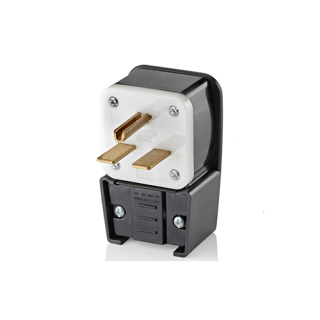 NEMA 6 - 30P Leviton 9630 - P Industrial Angle Plug - Black Rabbit Service Co.