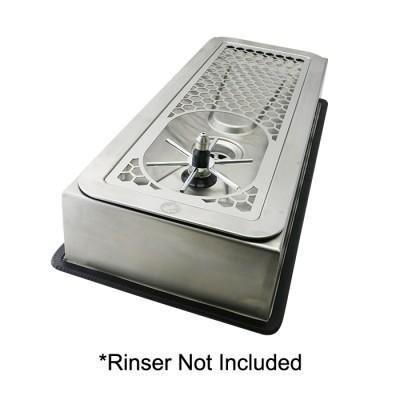 Rhino Pitcher Rinser Stainless Steel Riser - Black Rabbit Service Co.