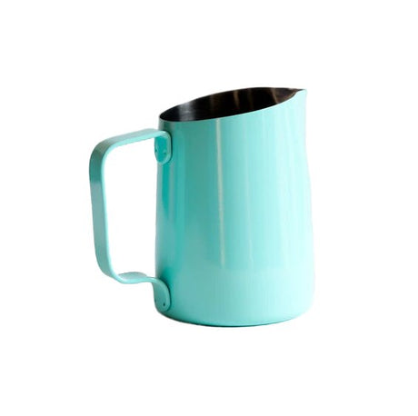 SLOW POUR SUPPLY 15 OZ TURQUOISE PITCHER WITH SHARP SPOUT - Black Rabbit Service Co.